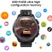 TICWRIS Andriod Smart Watch, GPS Android Smartwatch, 4G LTE with 2.86" Touch Screen, Face Unclok Phone Watch with 2880mAh Battery, IP67 Waterproof Sport Watch,3GB+32GB Andriod Watch for Men (Black)